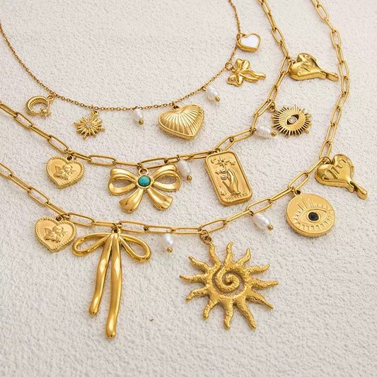 Bondi Yuki summer handmade  charm necklaces