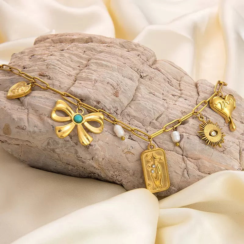 Bondi Yuki summer handmade  charm necklaces