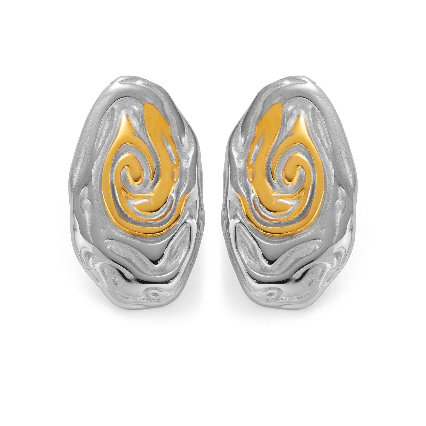 Mix swirl earrings