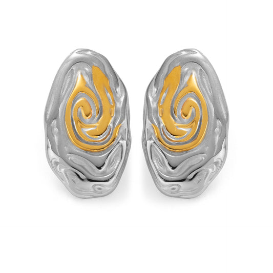 Mix swirl earrings