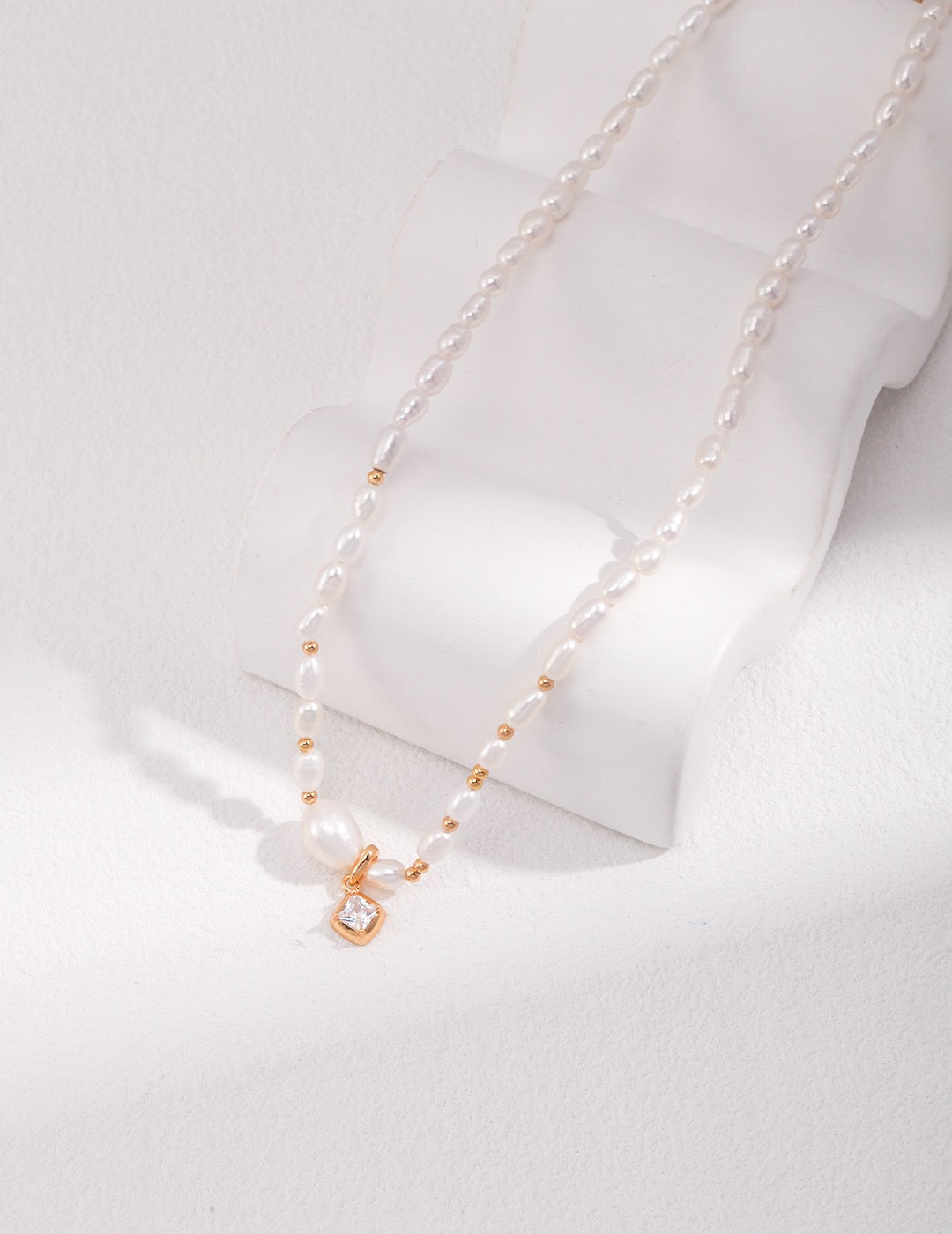 Little star pearl necklace