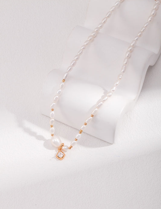Little star pearl necklace