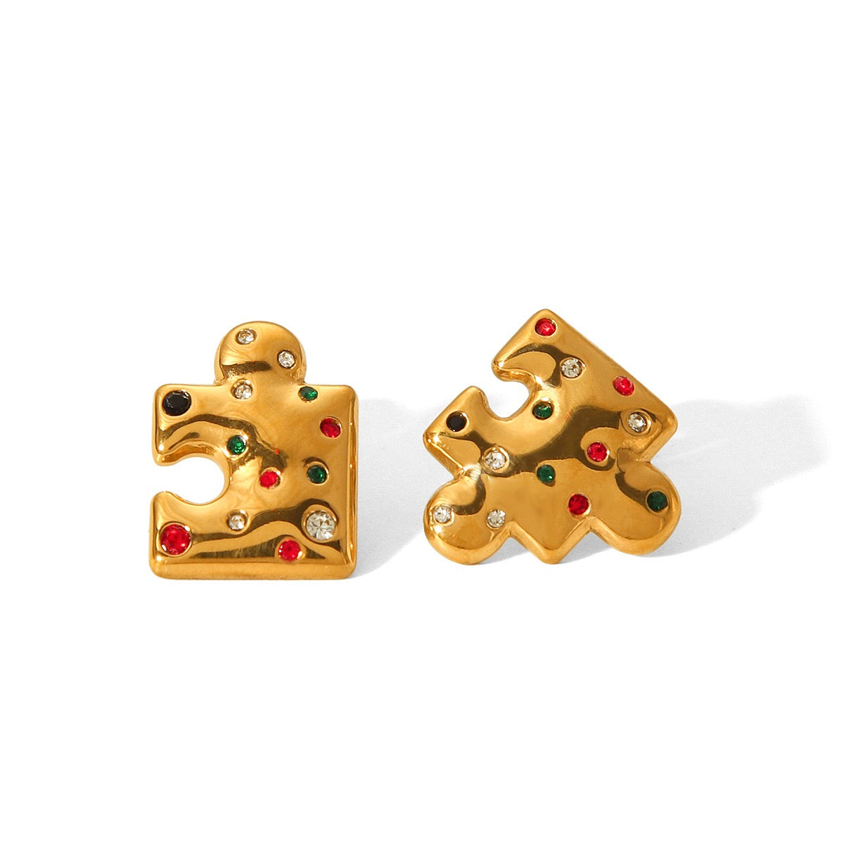 Puzzle earrings