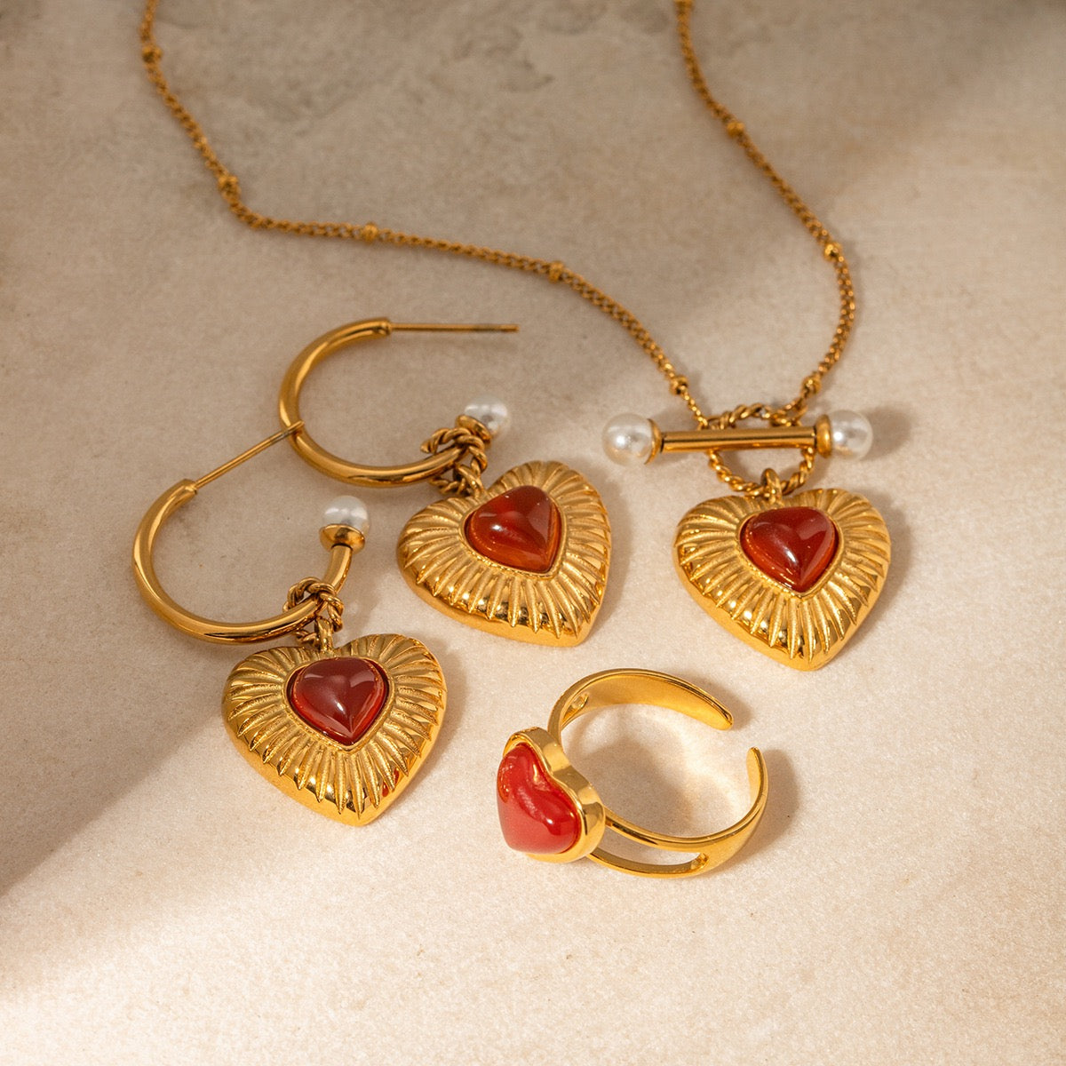 Red heart collection