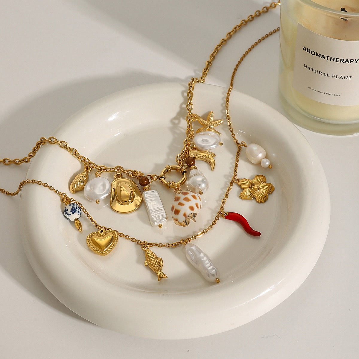 Bondi Hope summer charm necklace