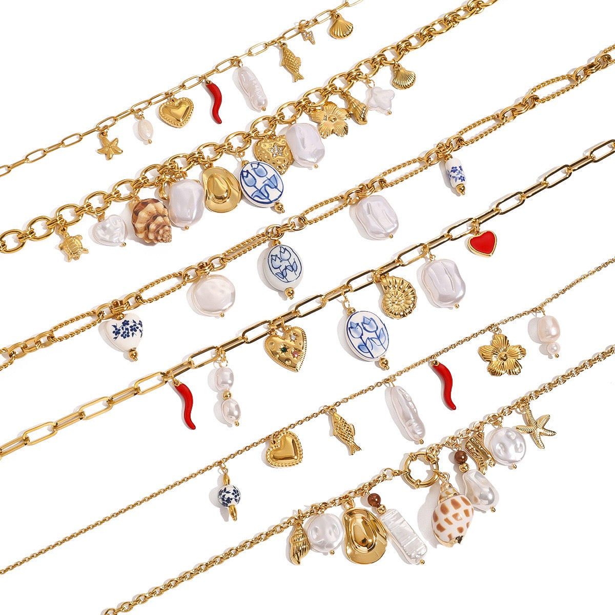 Bondi Hope summer charm necklace