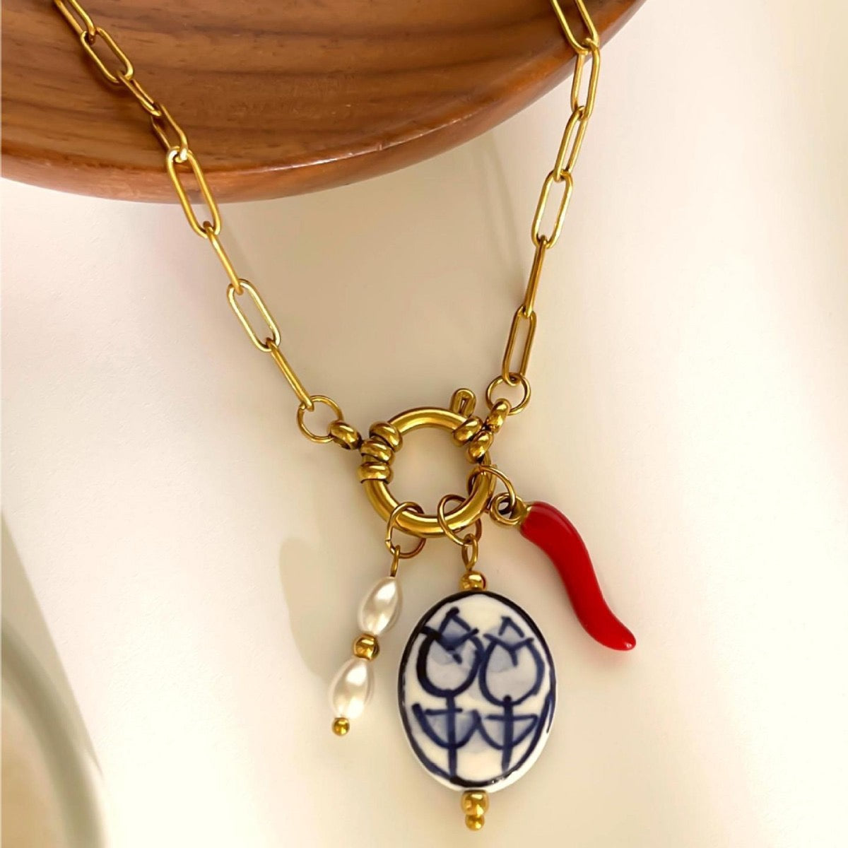 Charm chains necklace