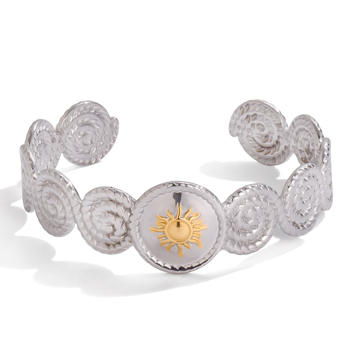 Gibi swirl sun bangle