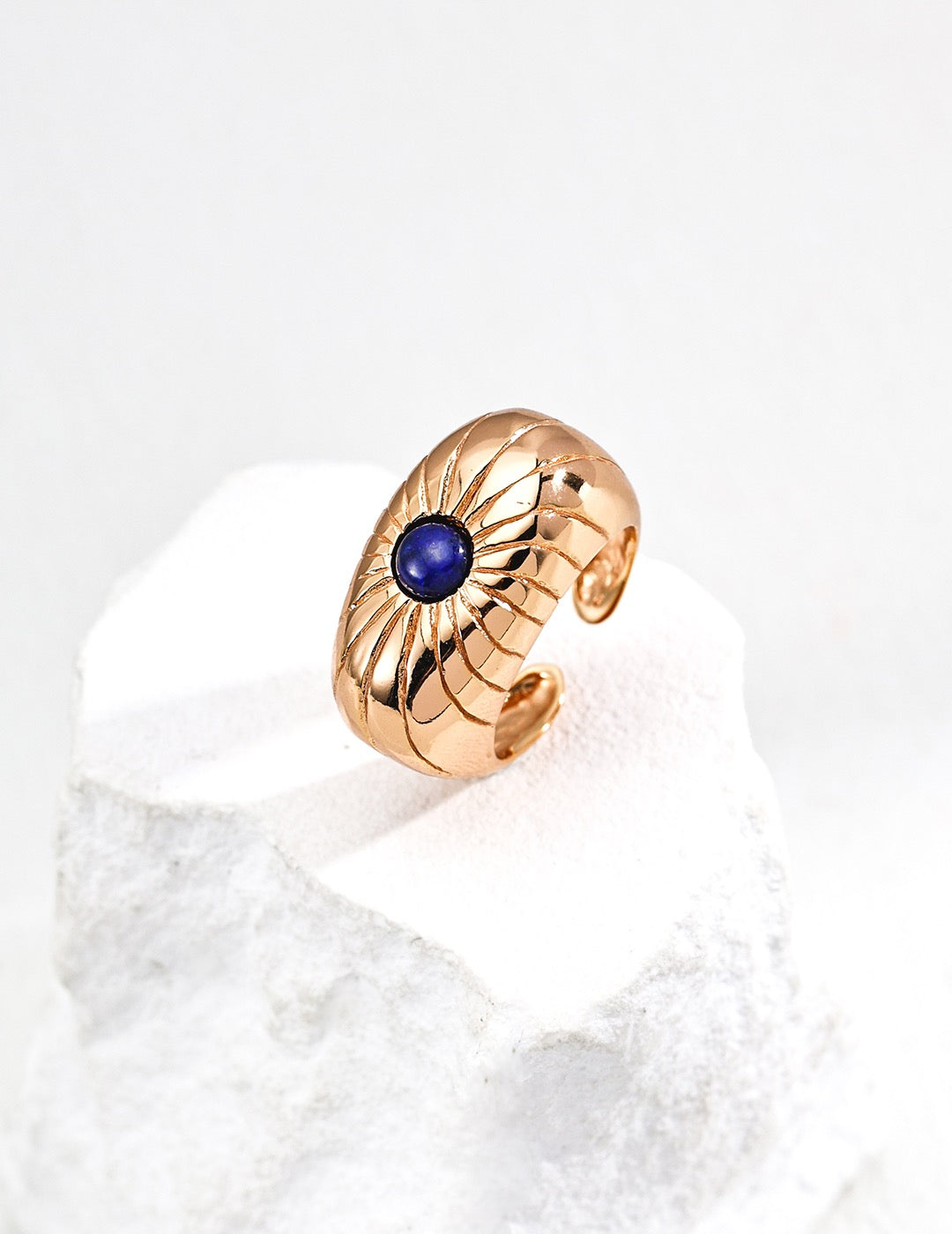 Statement band ring