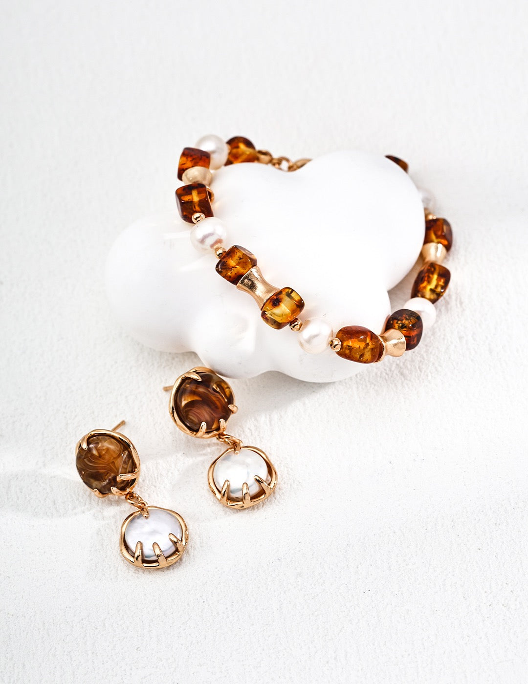 Amber Pearl bracelet