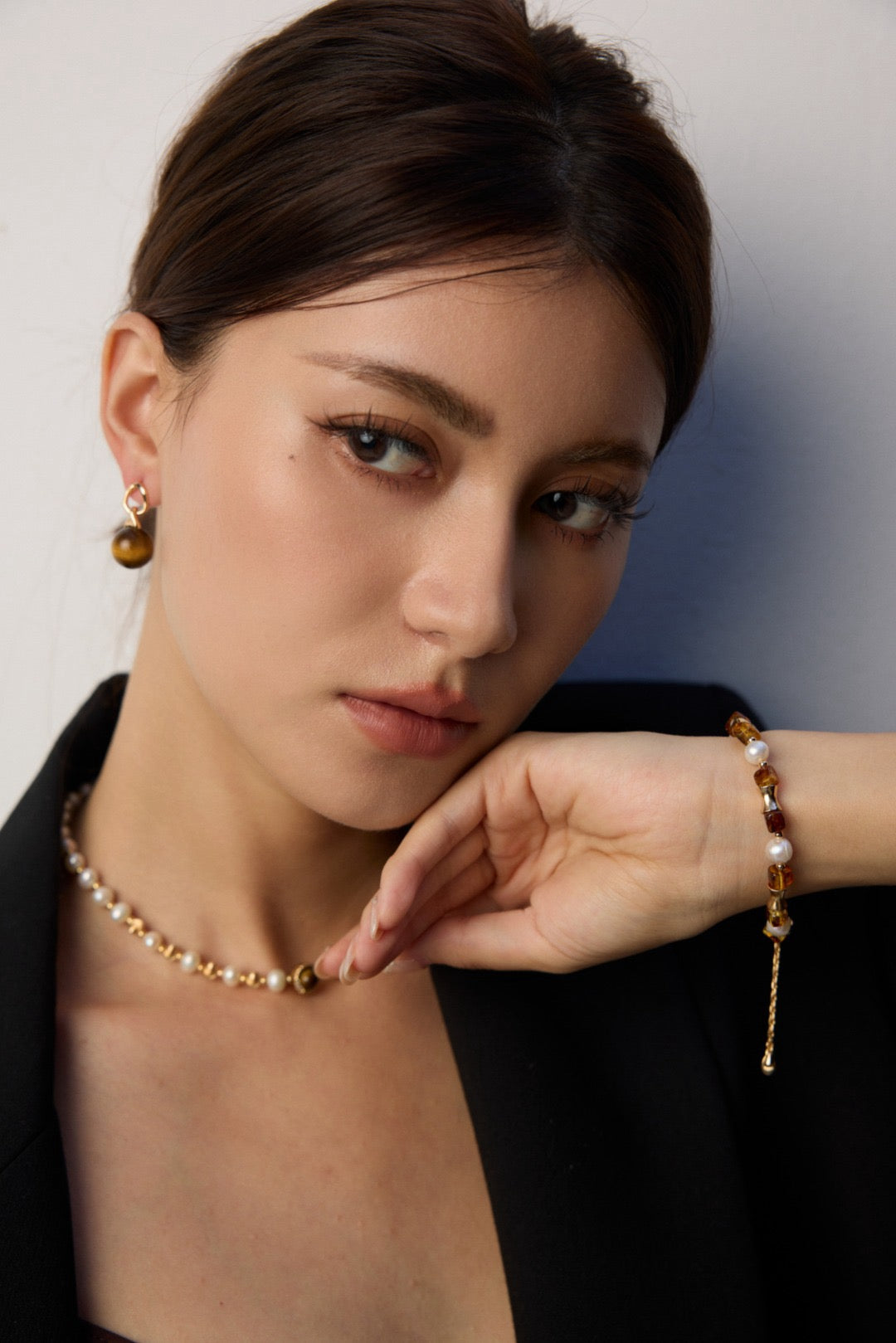 Amber Pearl bracelet