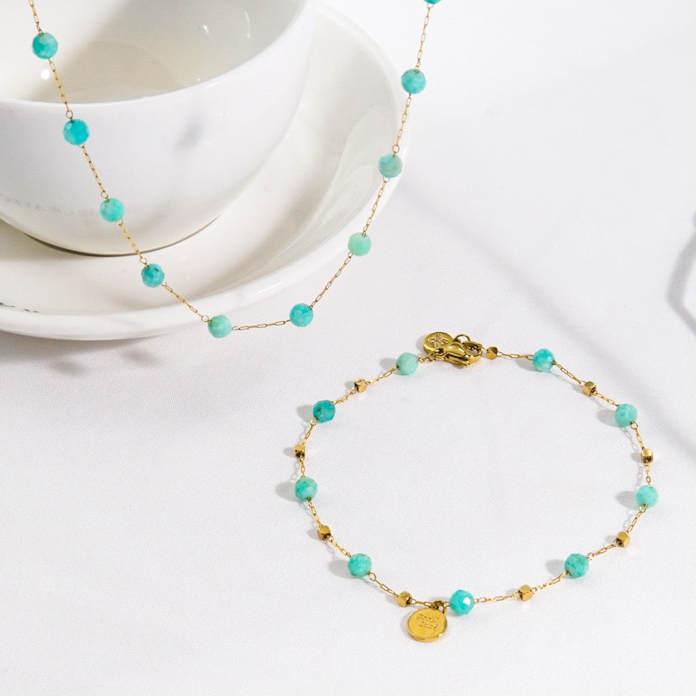 Blue Amazon stone set