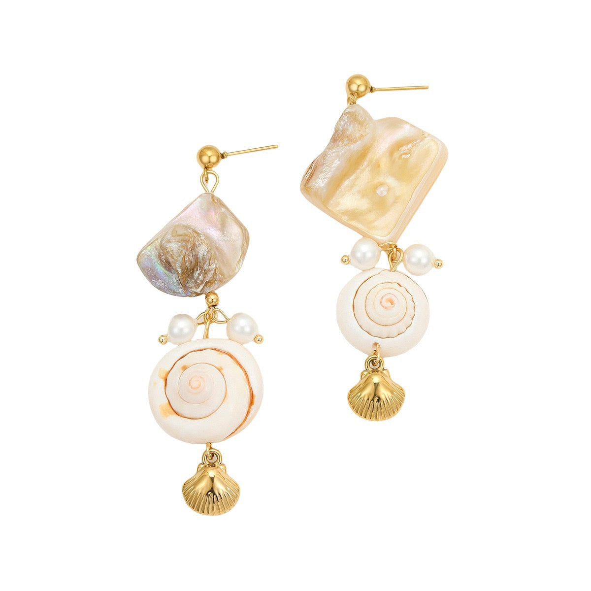 Natural Shell earrings