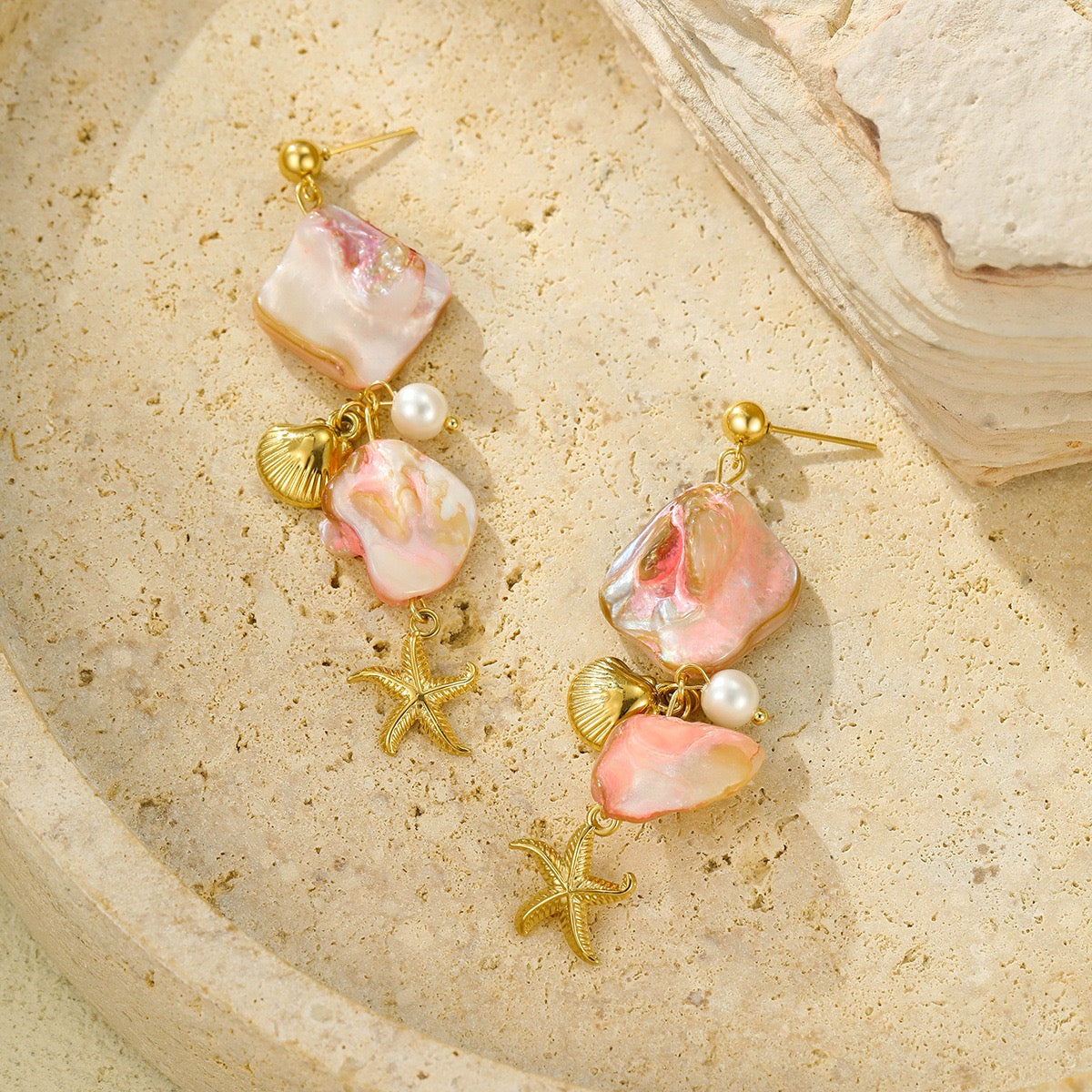 Natural Shell earrings