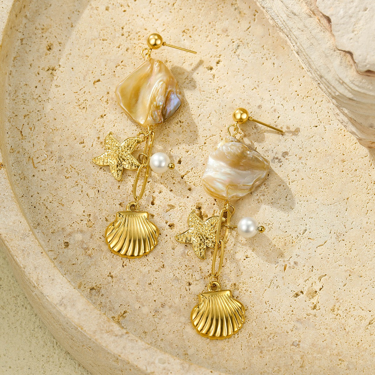 Natural Shell earrings