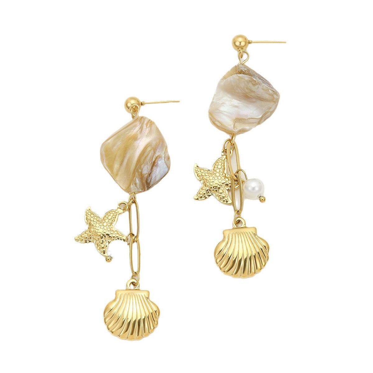 Natural Shell earrings