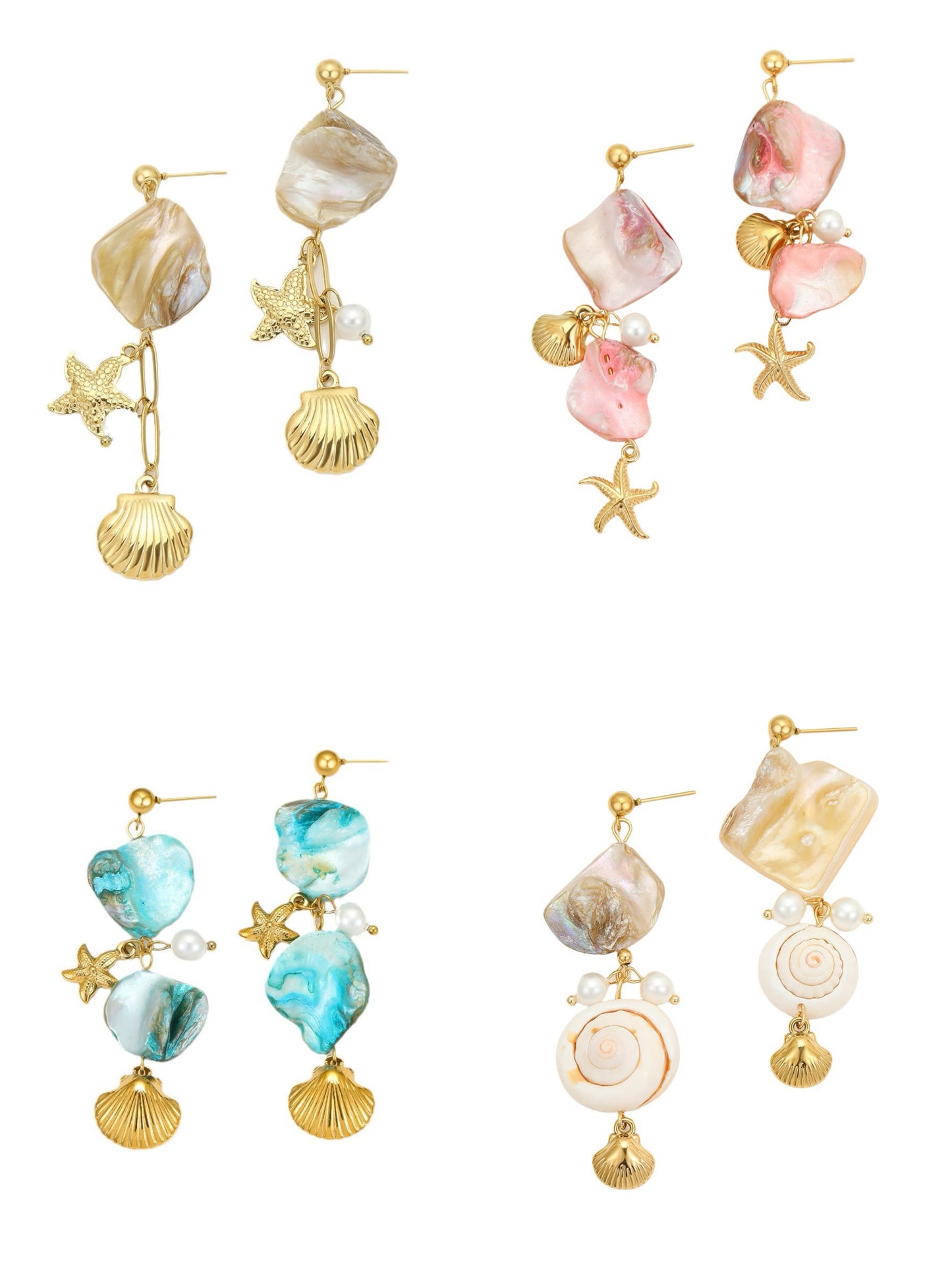 Natural Shell earrings