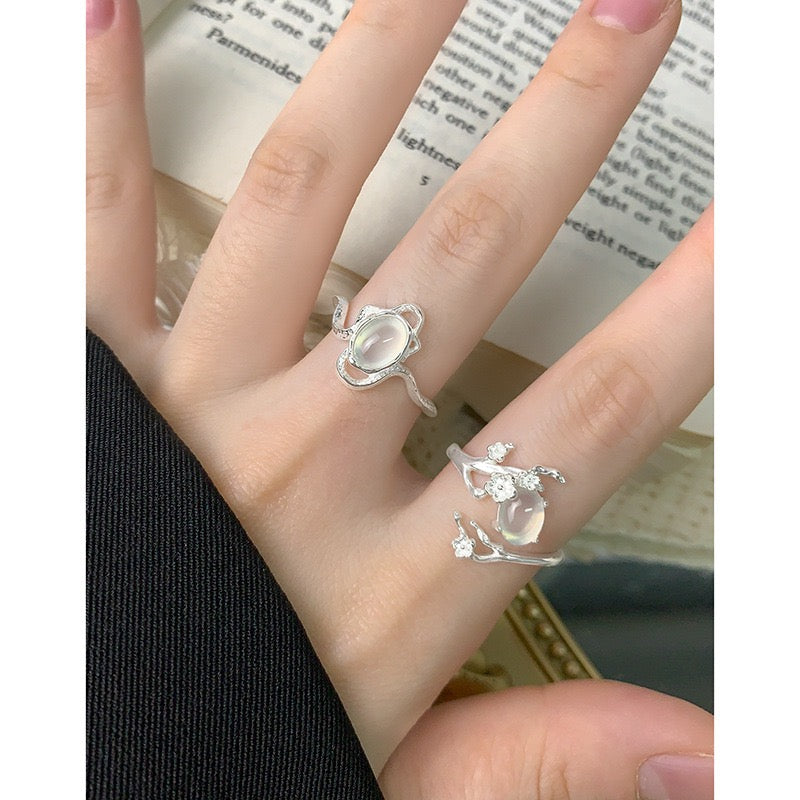 Pabel egg sterling silver ring