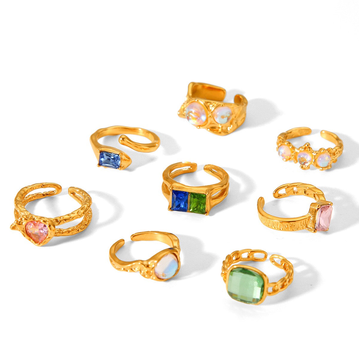 Iris Stone rings collection