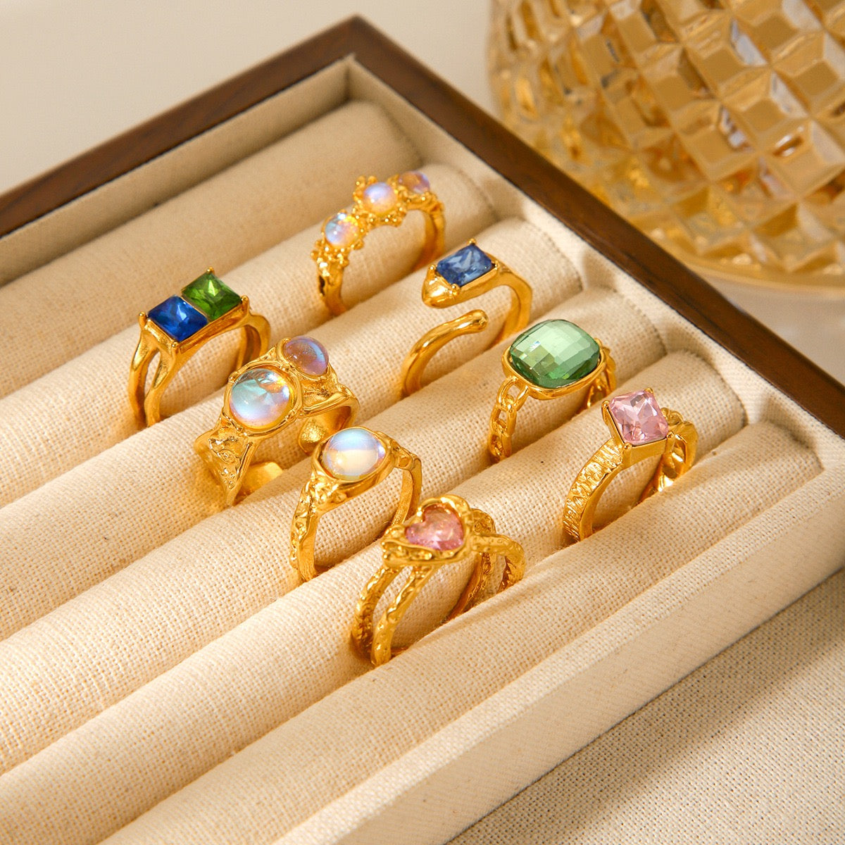 Iris Stone rings collection