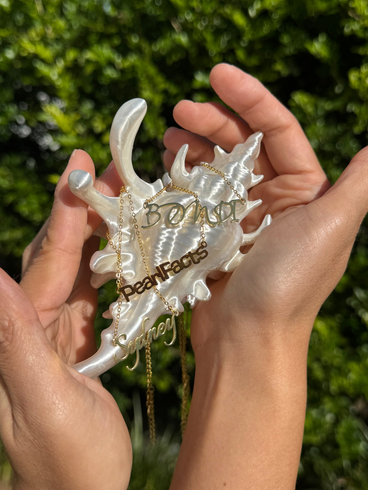 Sound of the ocean hair clips