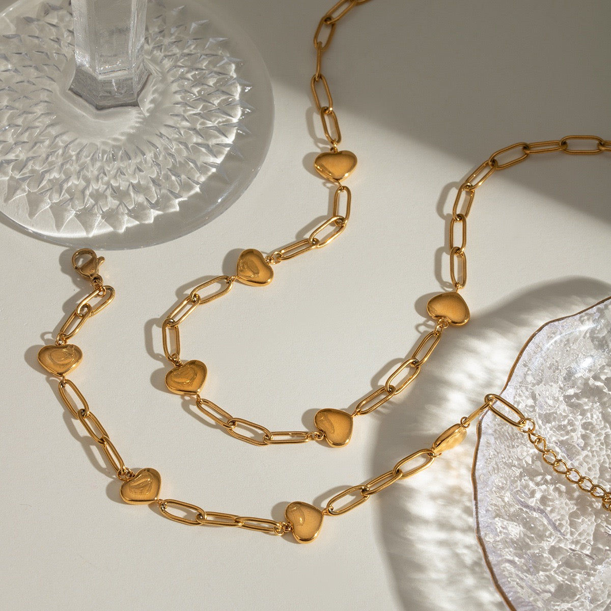 Puki Heart chain bracelet