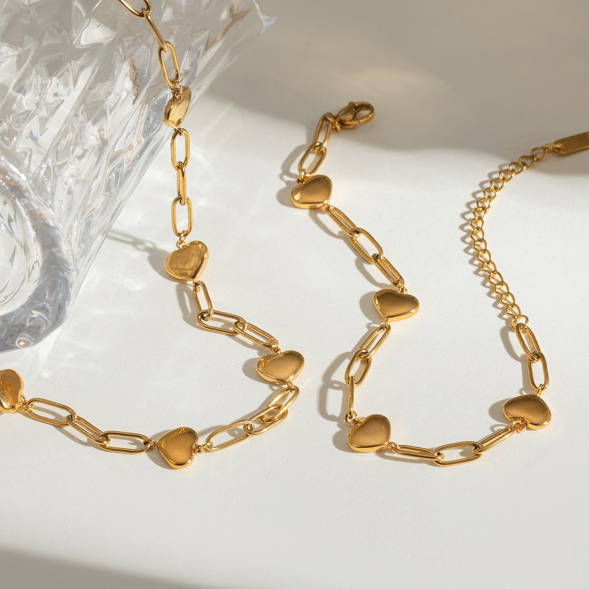 Puki Heart chain bracelet