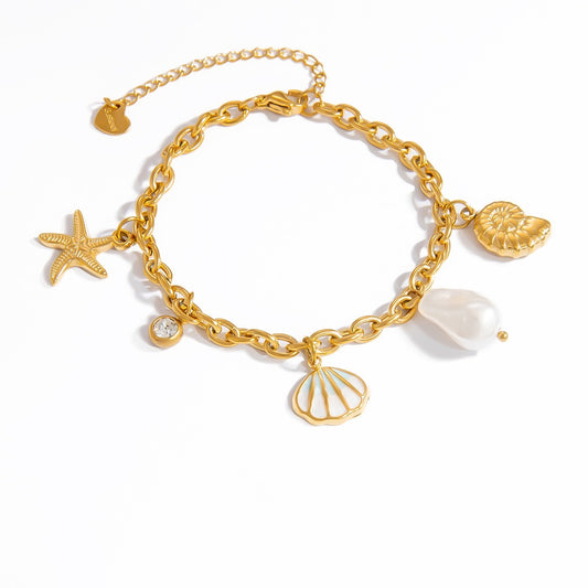 White shell bracelet