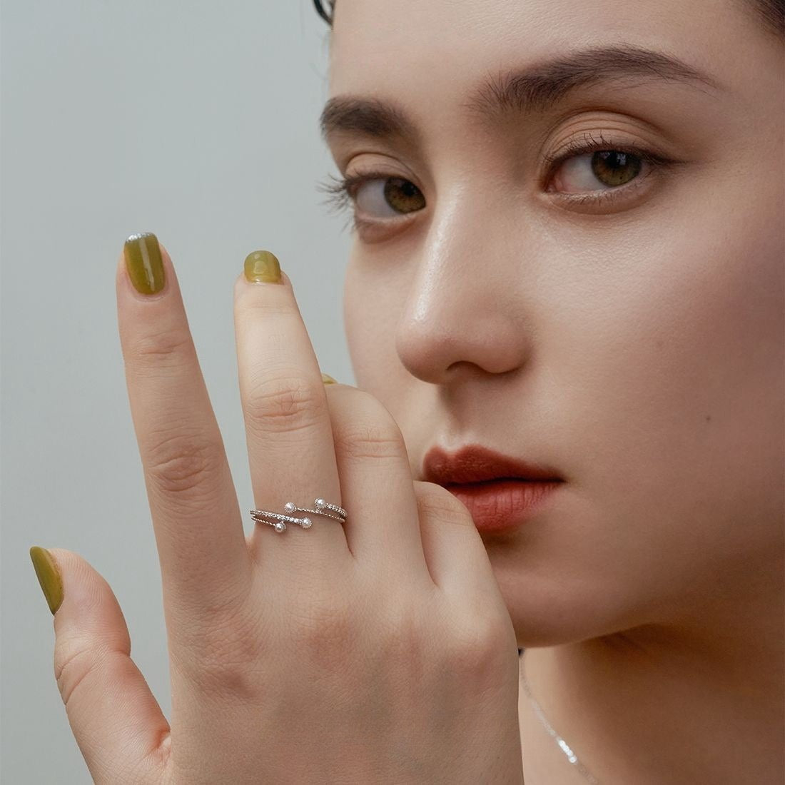 Sterling silver dainty rings