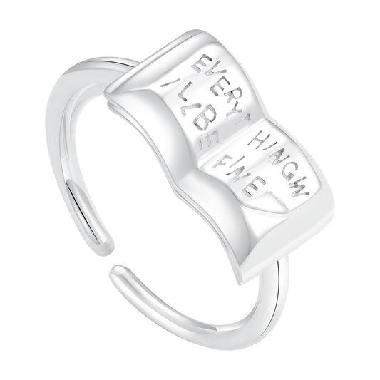 Everything will be fine book ring