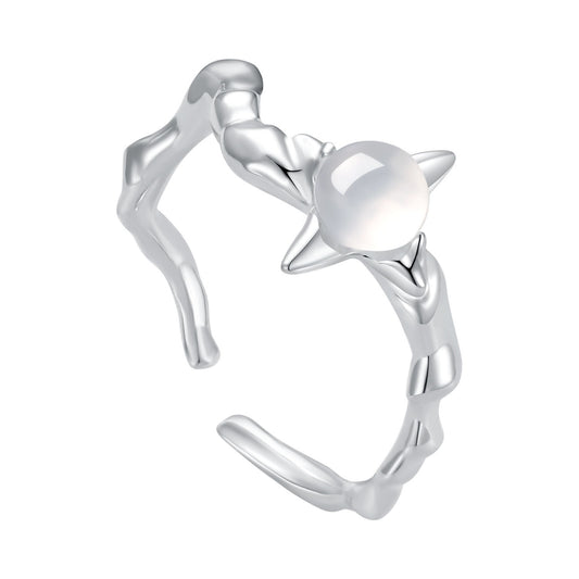 Little star silver ring