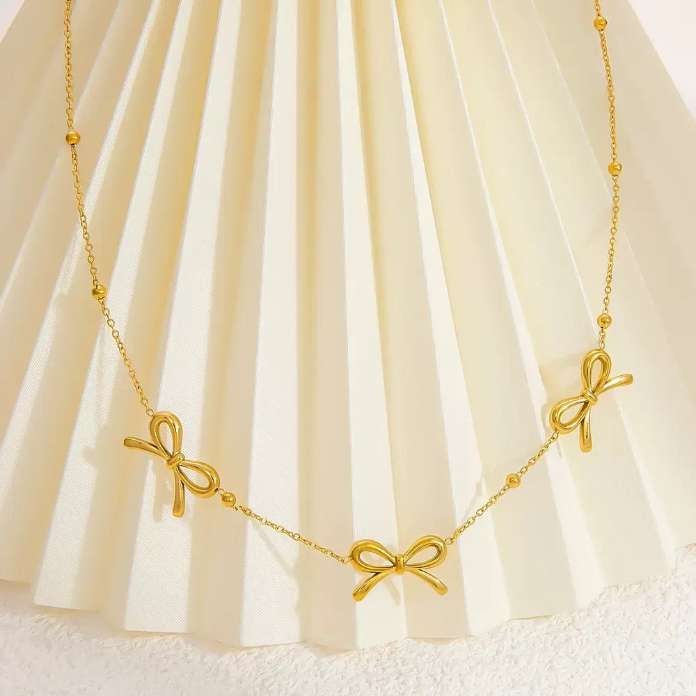 Bowly bow necklaces