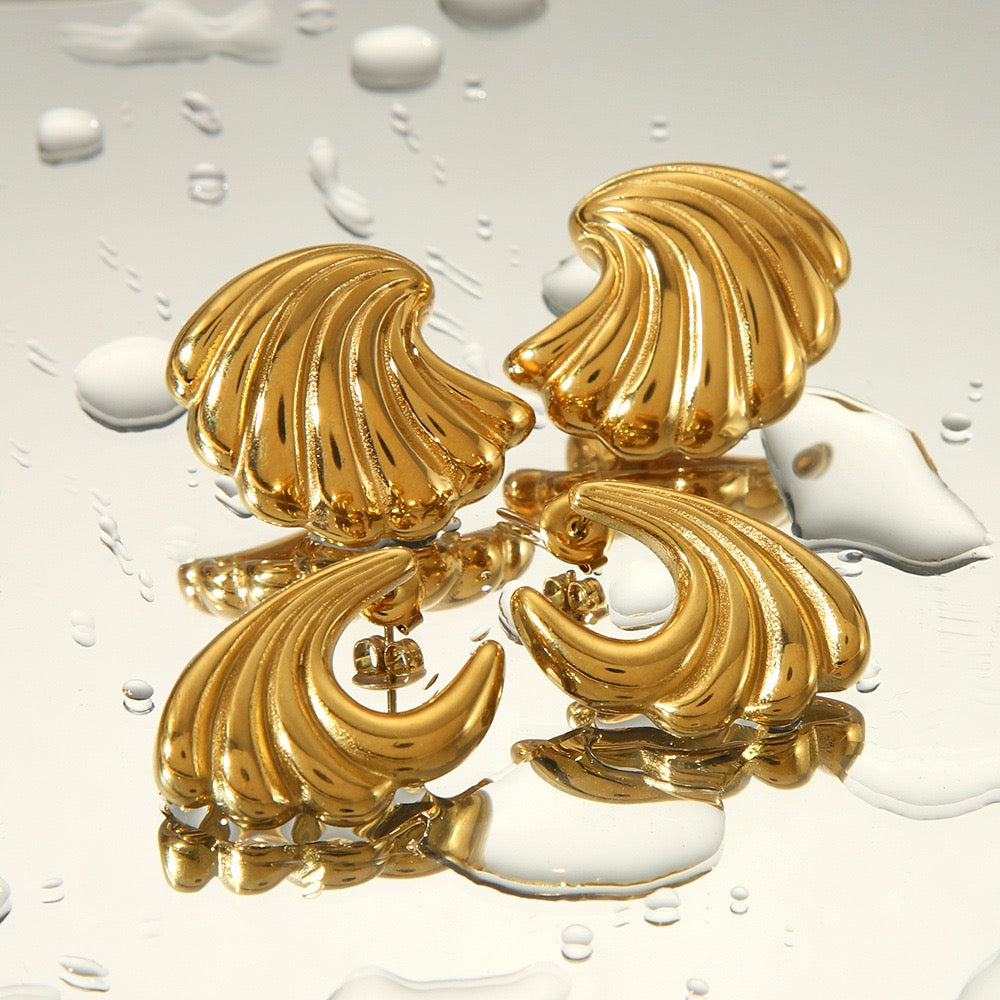 Bondi Eva wave earrings