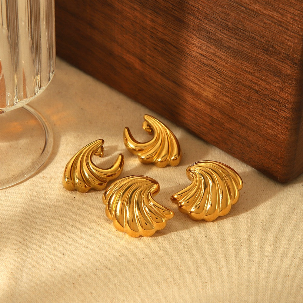 Bondi Eva wave earrings