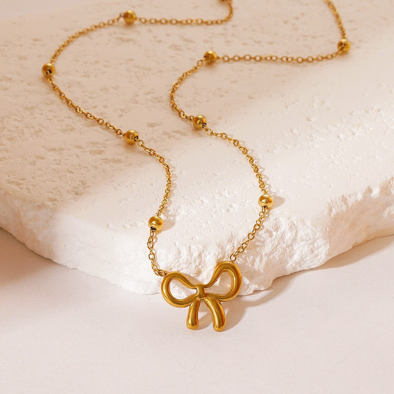 Bowly bow necklaces