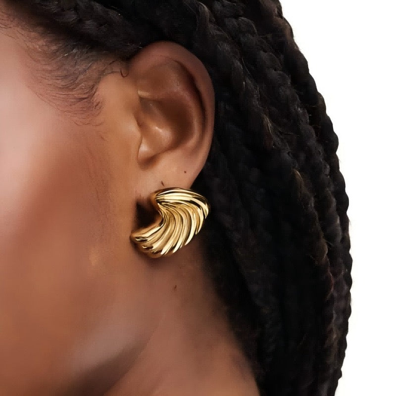 Bondi Eva wave earrings