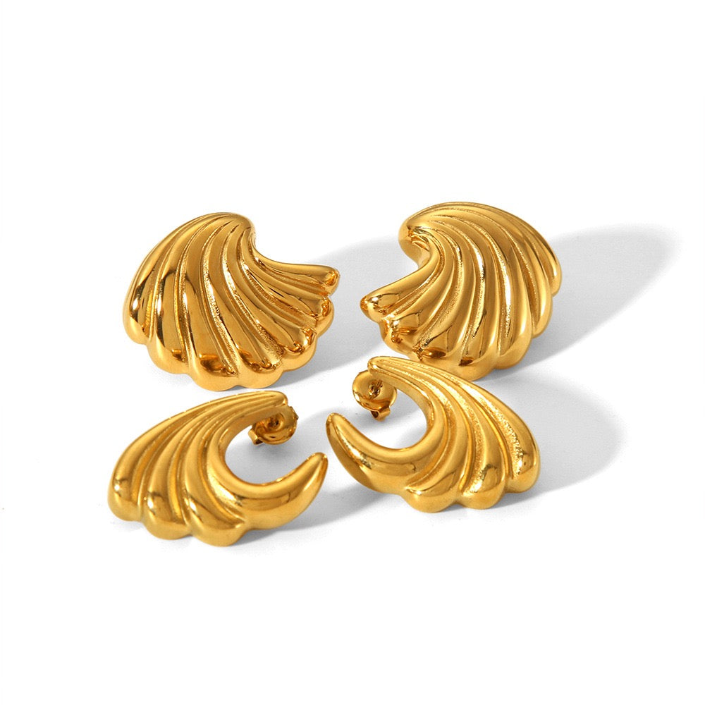 Bondi Eva wave earrings