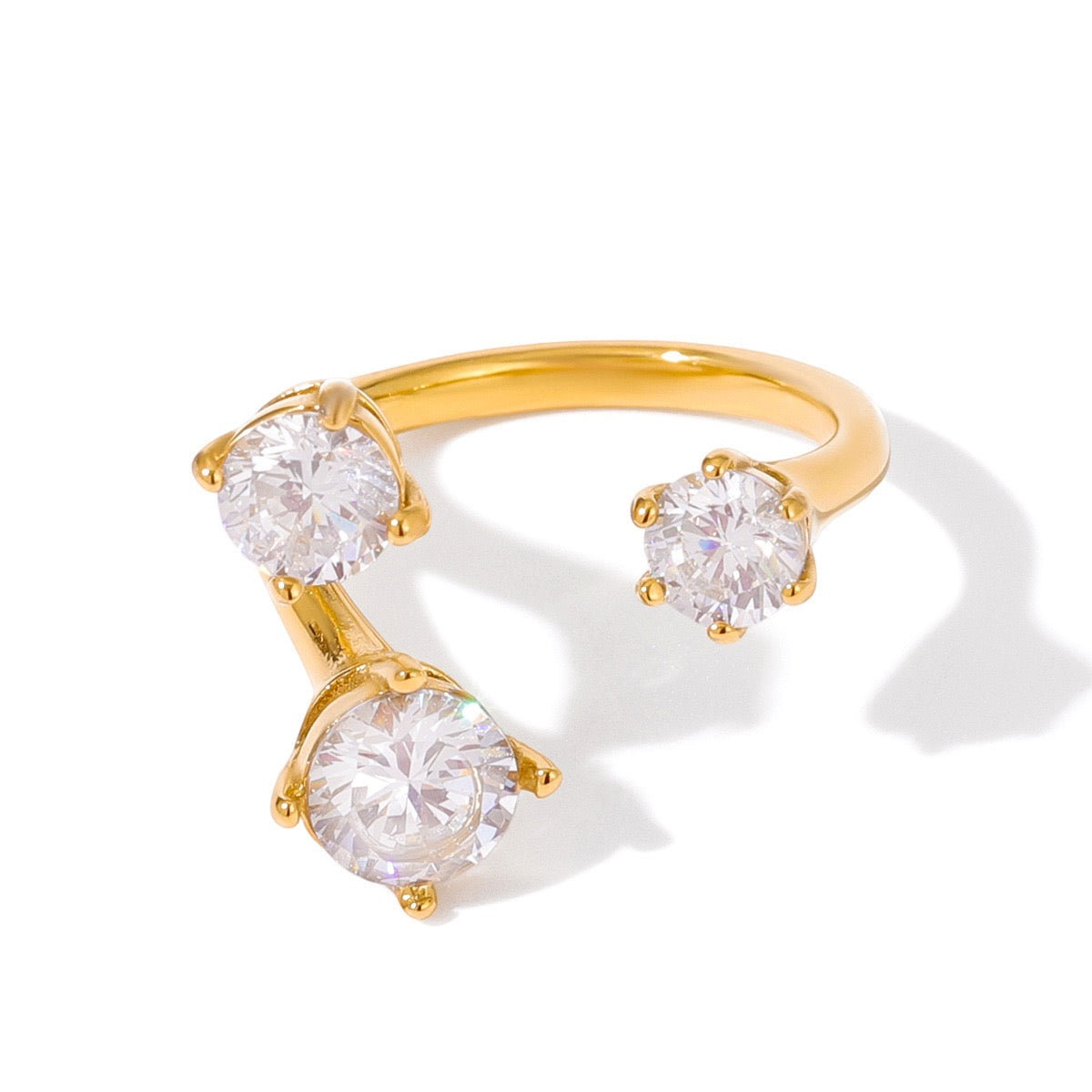 Shine star rock rings