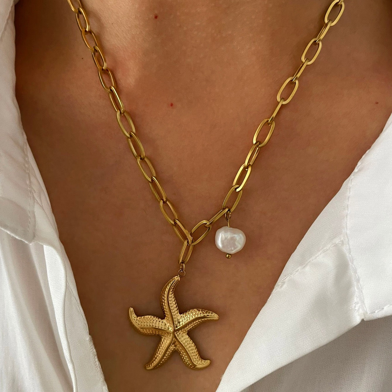 Stella seastar necklace