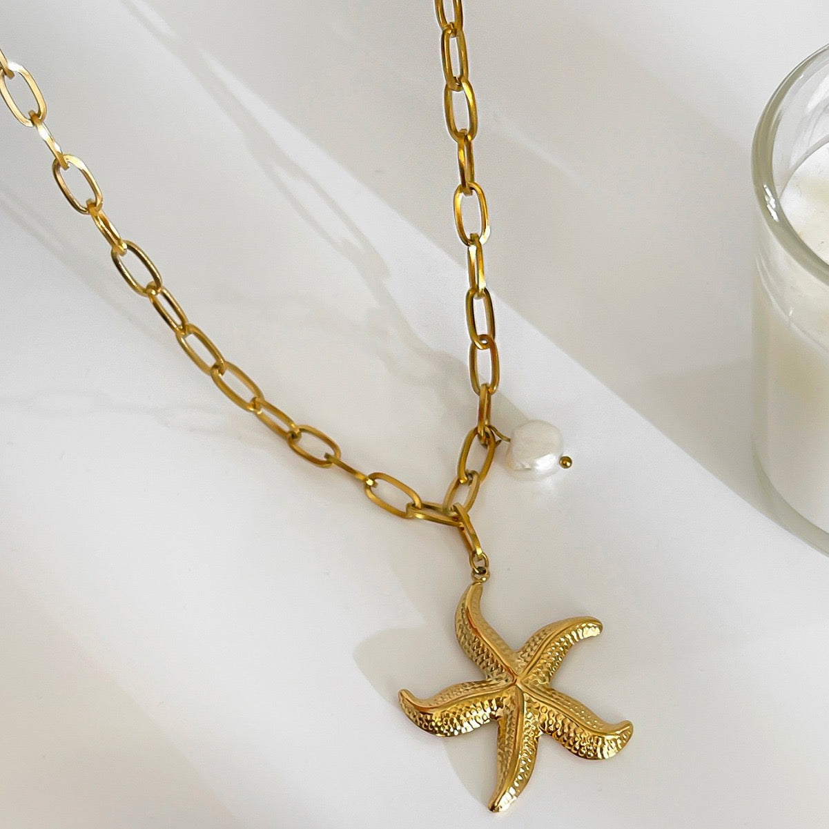 Stella seastar necklace