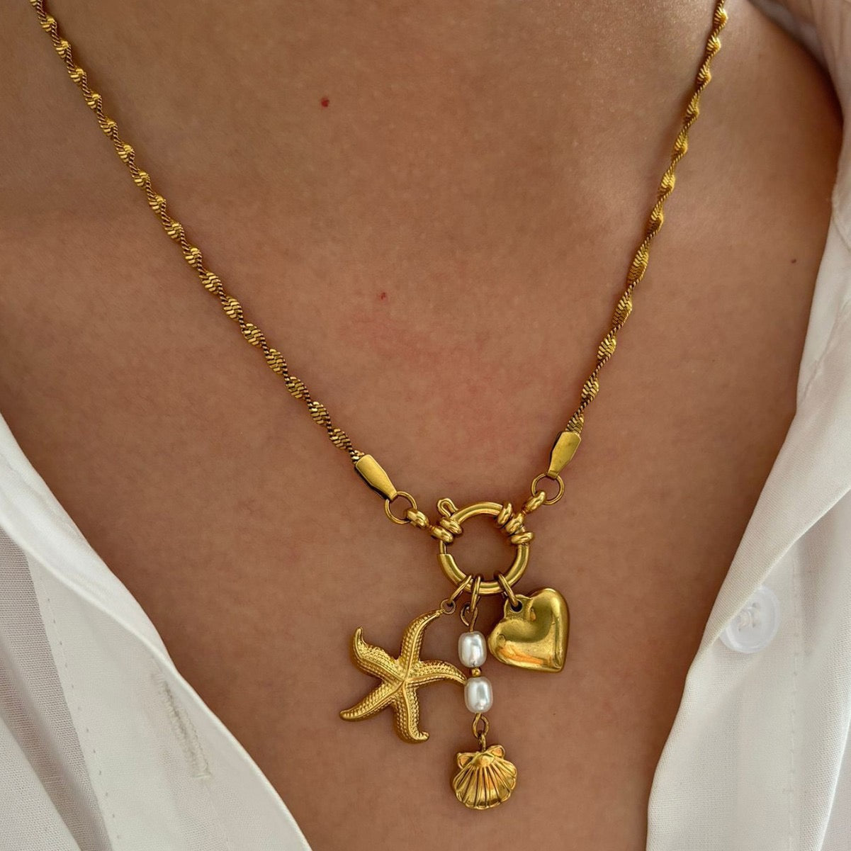 Danny diy charm necklace