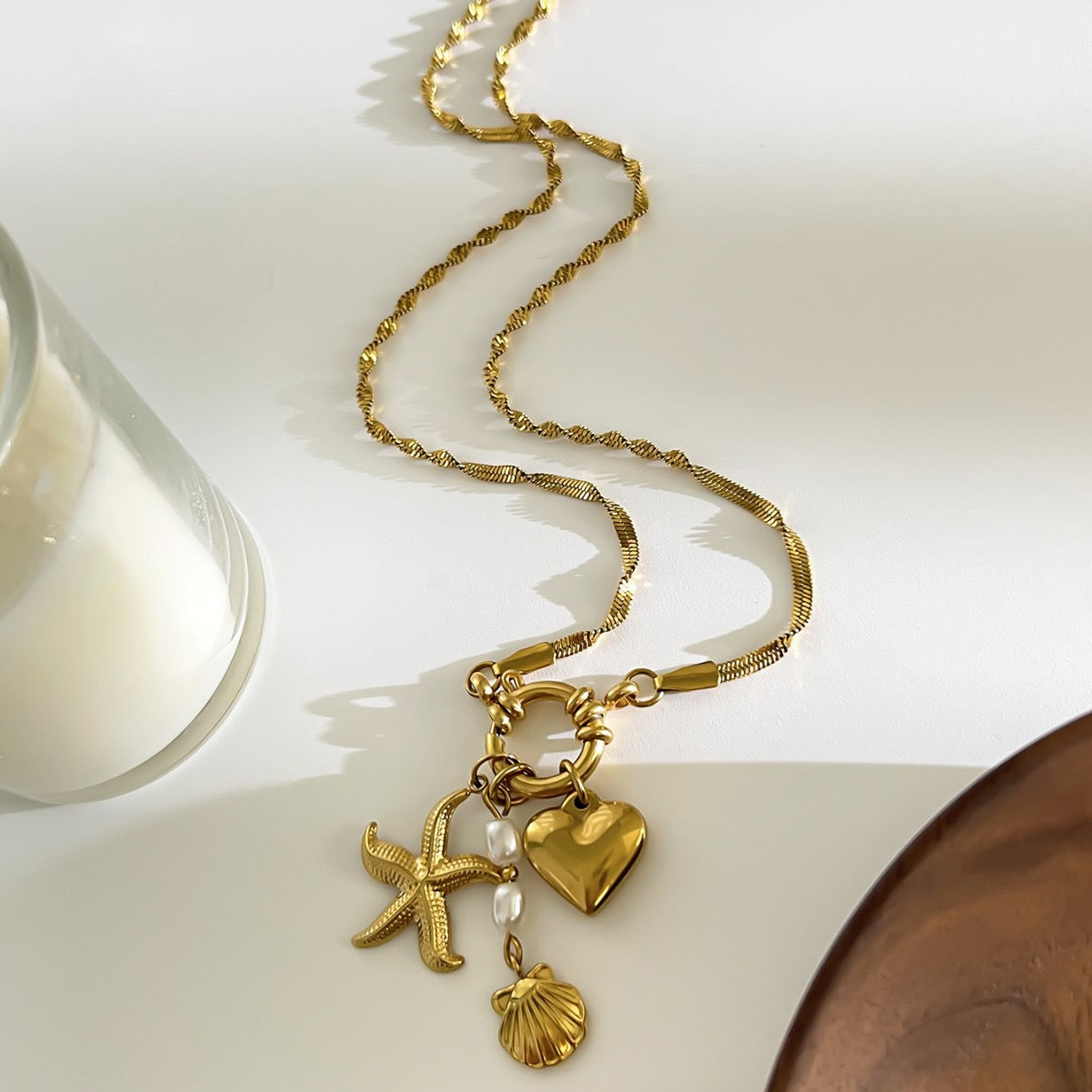 Danny diy charm necklace