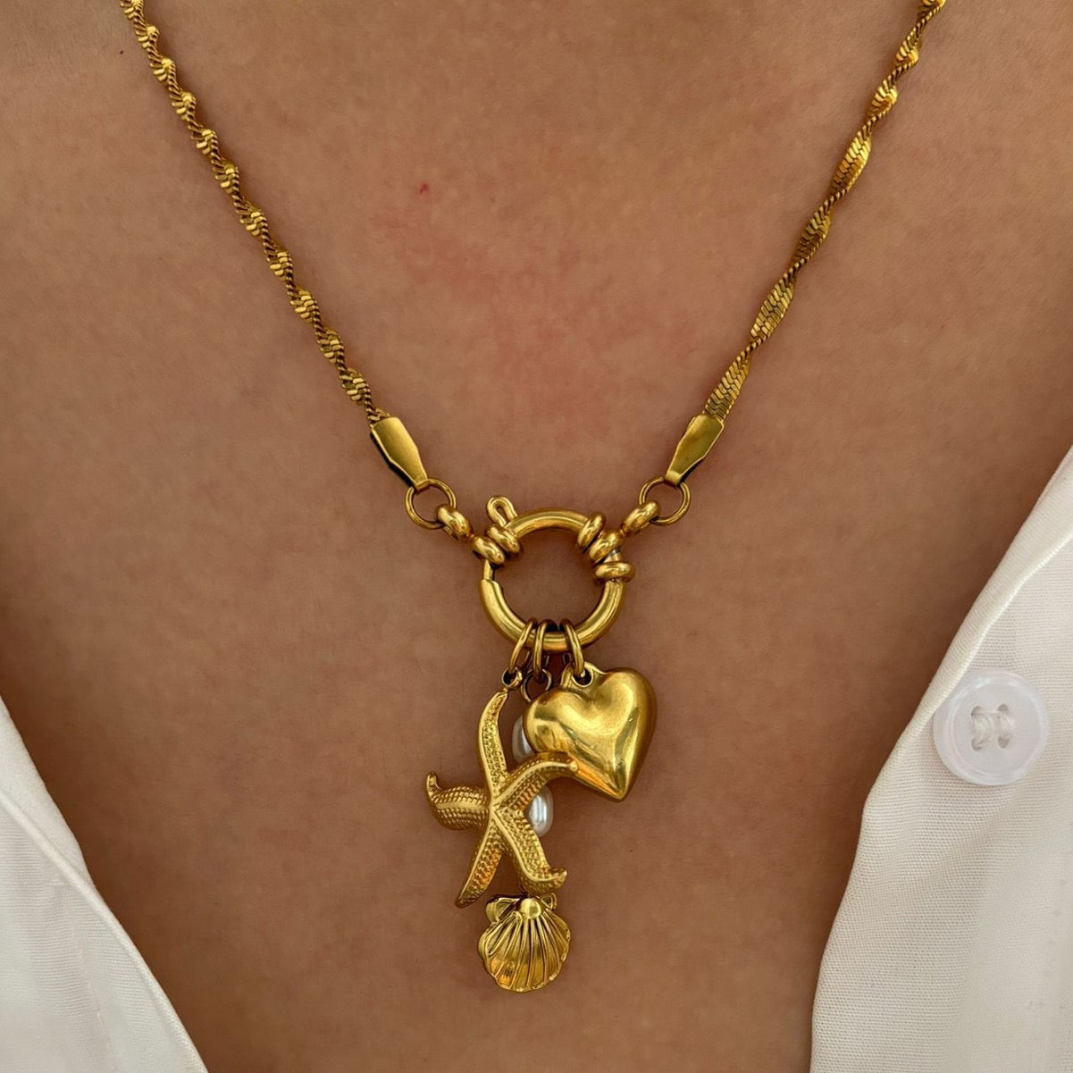 Danny diy charm necklace