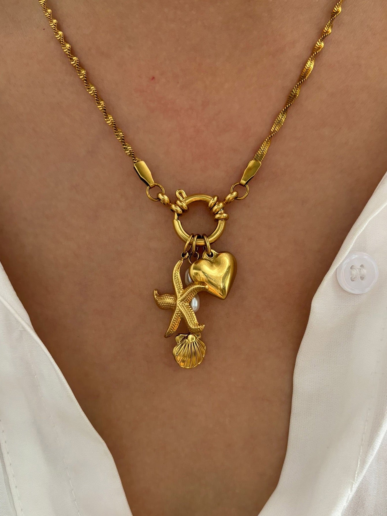 Danny diy charm necklace