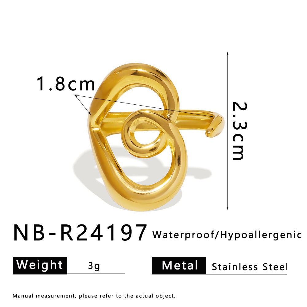 Mito Swirl Ring