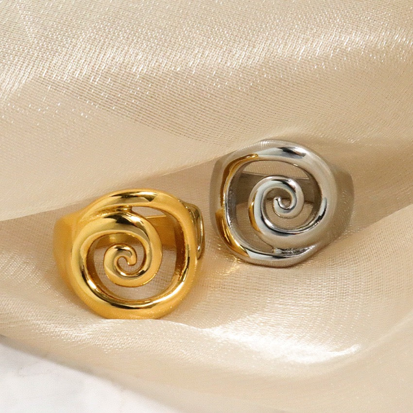 Willow swirl rings