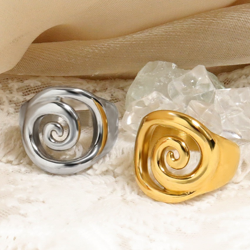 Willow swirl rings