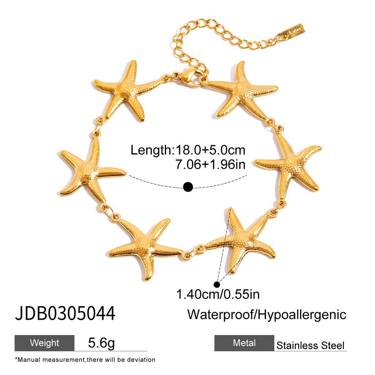 Starfish bracelet