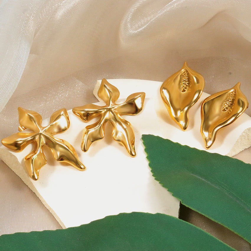 March spring flowers earrings