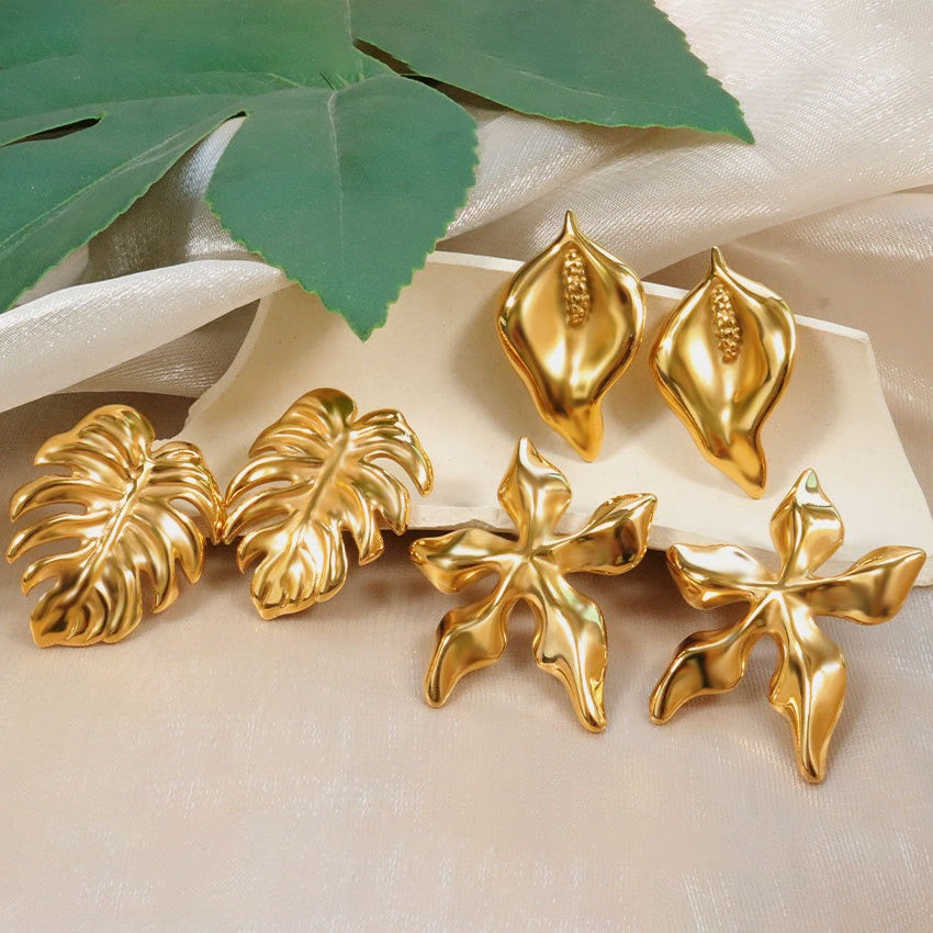 March spring flowers earrings